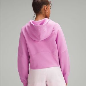 Scuba half zip with hood dahlia mauve color xs / small